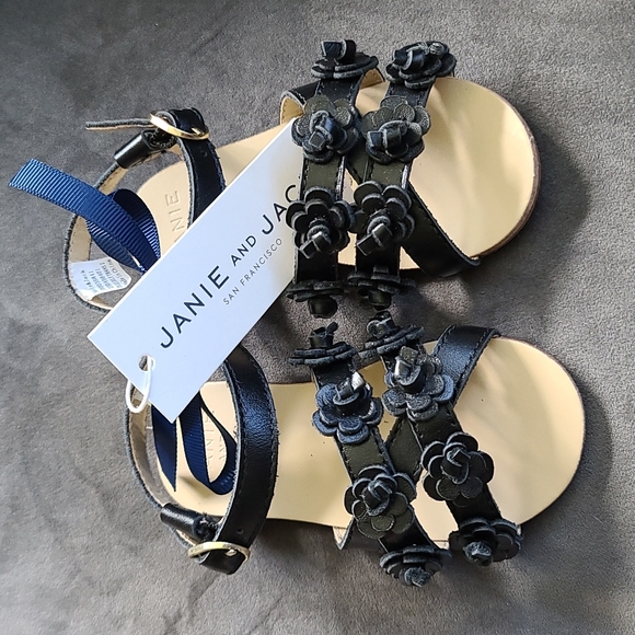 NWT janie and jack little girl shoes - Picture 1 of 3